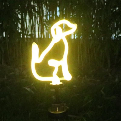 Sól leiddi neonljós