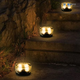 Ís teningur garðljós